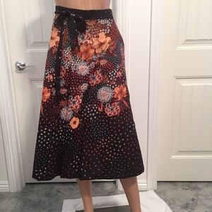VINTAGE WRAP SKIRT